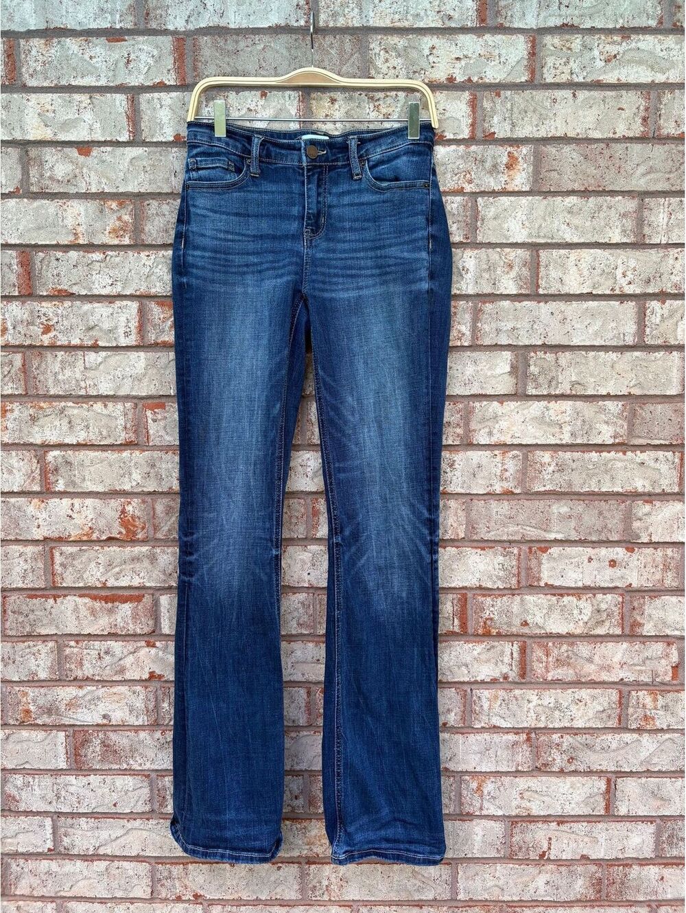 BKE Payton Mid Rise Boot Cut Jeans Size 27 X 35 1/2 Tall